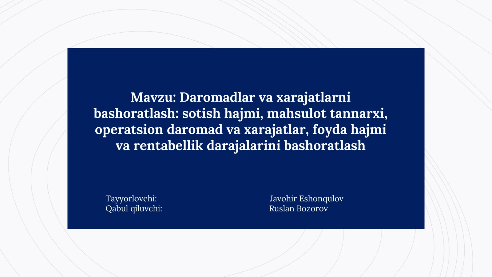 Product slide 1