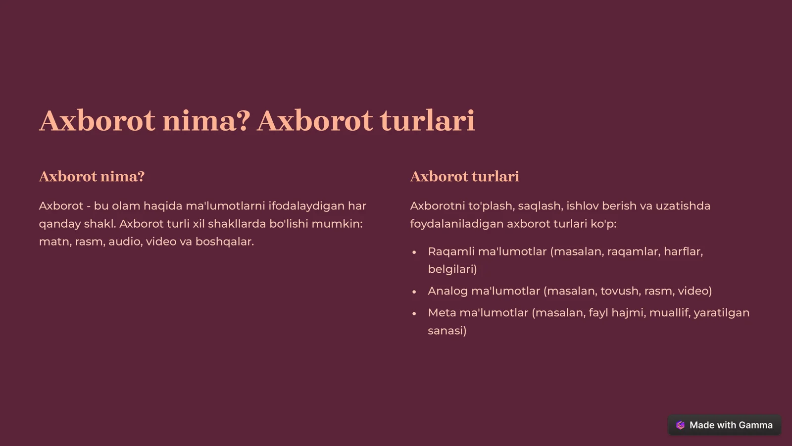 Product slide 2