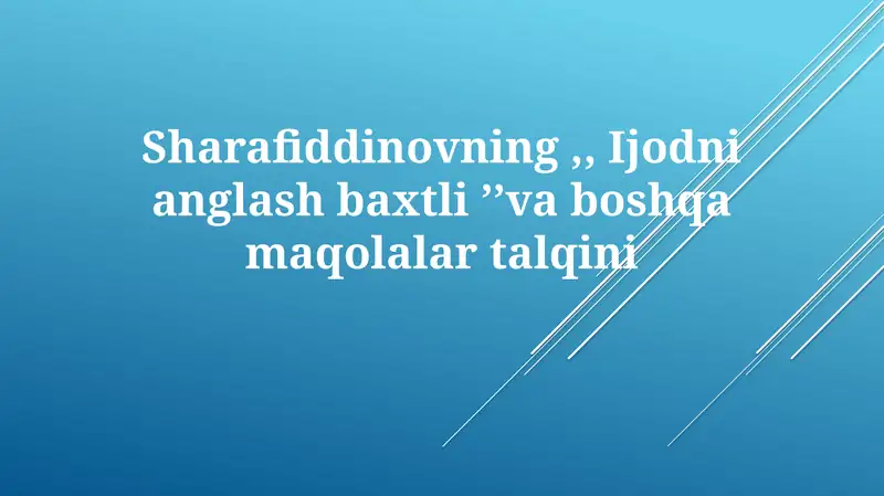 Product slide 1
