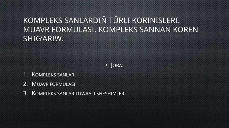 Product slide 1