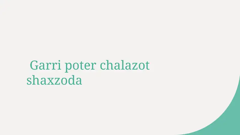 Product slide 1