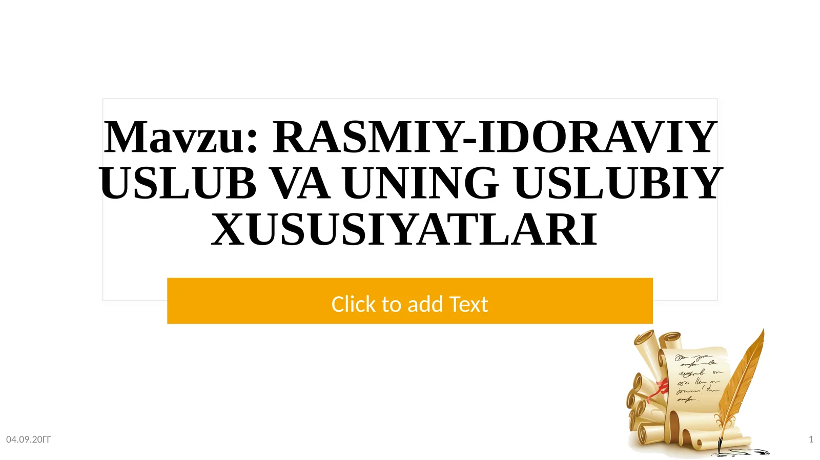 Product slide 1