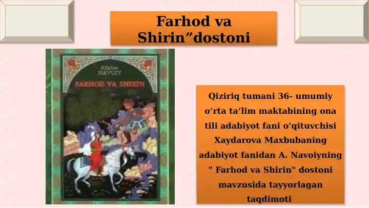 Farhod va Shirin