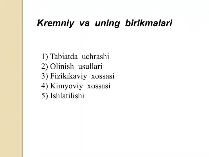 Kremniy