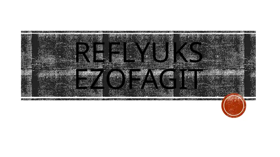 Reflyuks Ezofagit