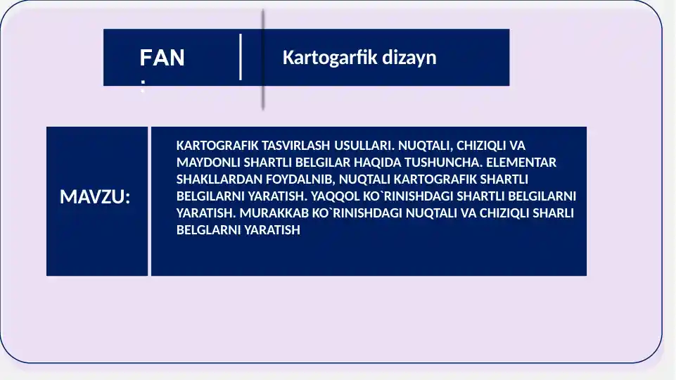Kartografik dizayn