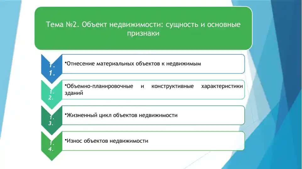 Объект недвижимости: сущность и основные признаки