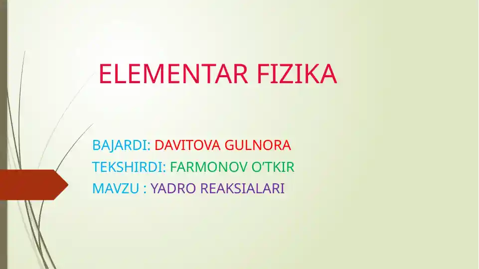 ELEMENTAR FIZIKA