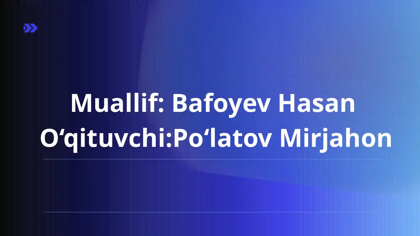 Matn protsessorlari va unda ishlash imkoniyatlari