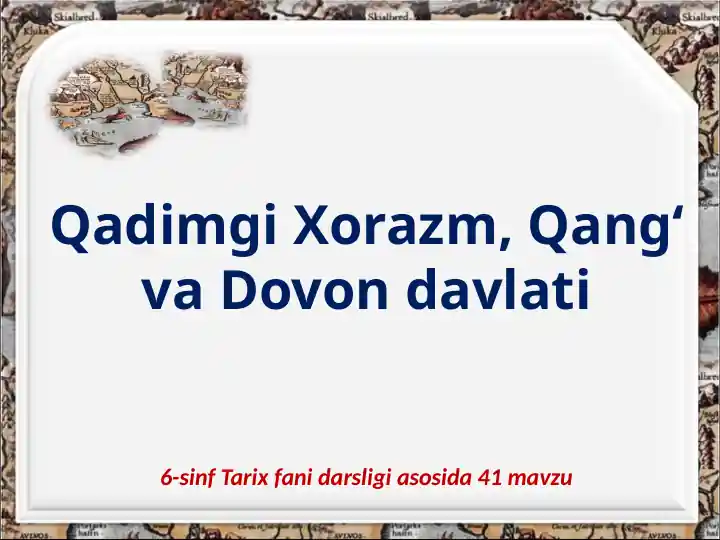 Qadimgi Xorazm, Qang‘ va Dovon davlati