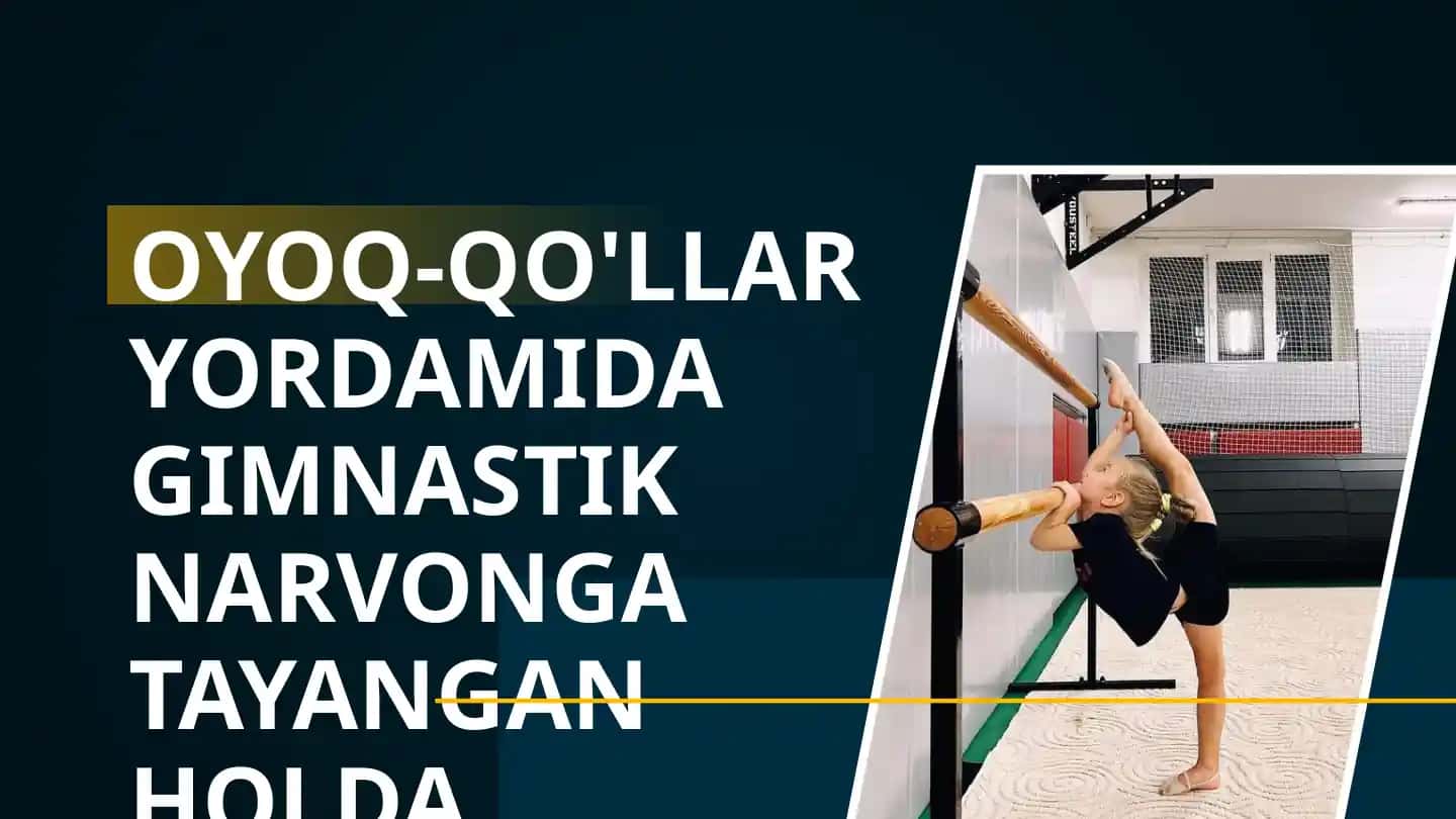 Oyoq-qo'llar yordamida gimnastik narvonga tayangan holda chiqish va pastga tushish