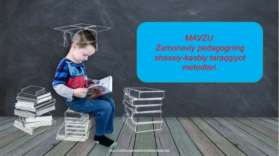 Zamonaviy pedagogika haxsiy-kasbiy taraqqiyot metodlari
