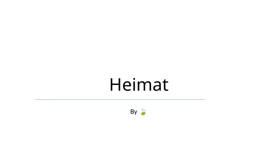 Heimat