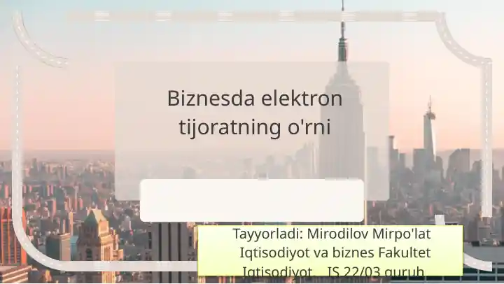 Elektron Tijorat