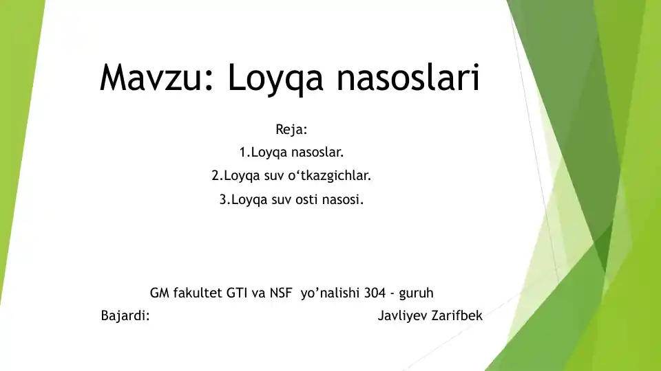 Loyqa nasoslari