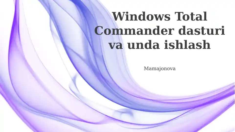 Windows Total Commander