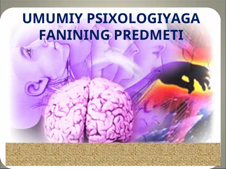 Umumiy Psixologiya