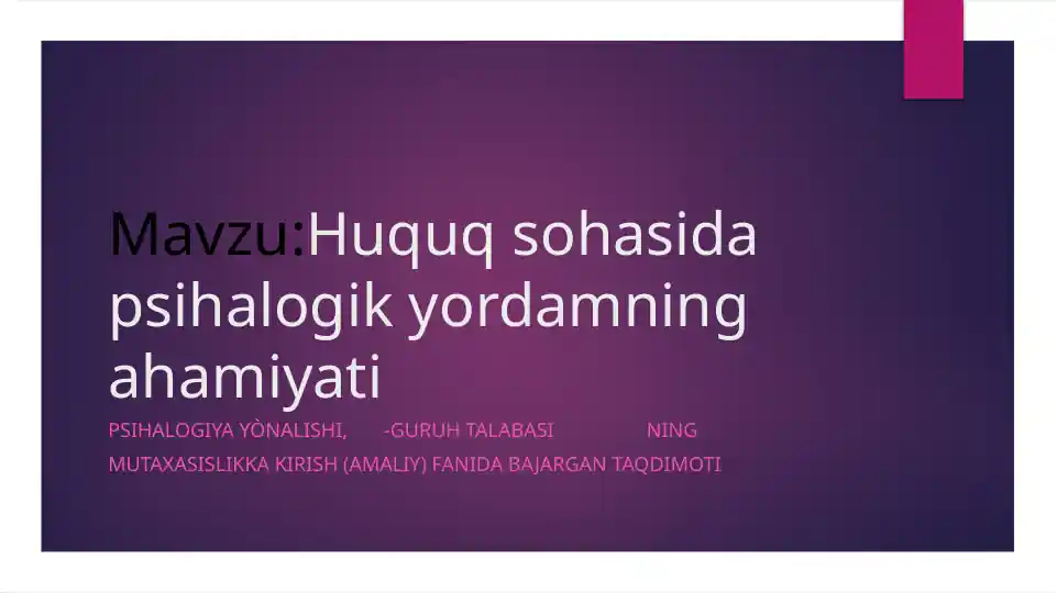 taqdimot