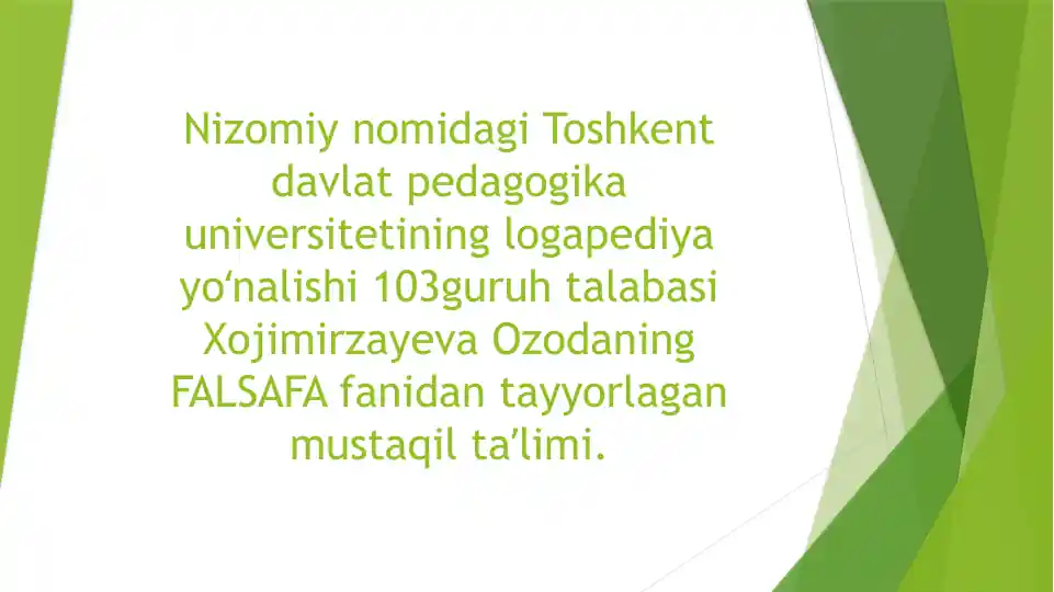 Estetikaning zamonaviy yondashuvlari