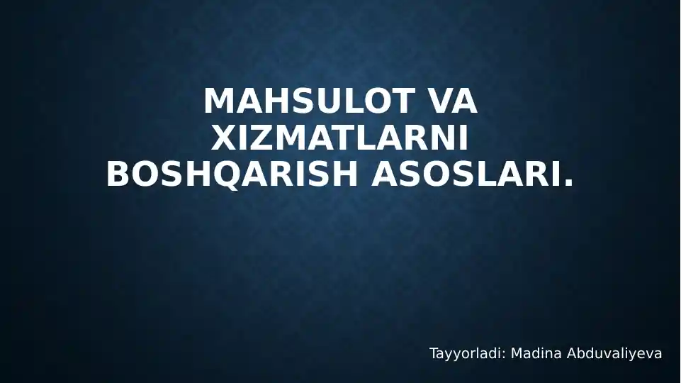 Product slide 1