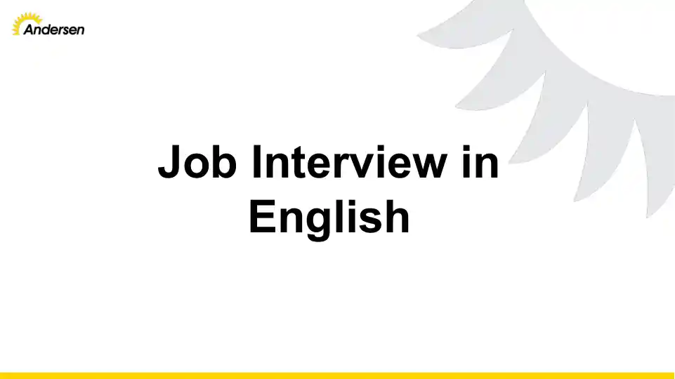 Job Interview in English