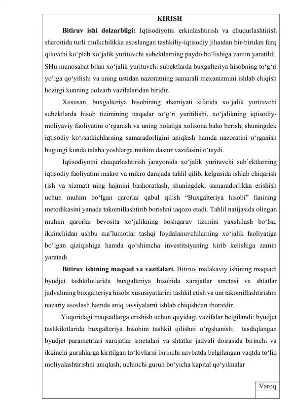 Buxgalteriya hisobi metodikasi