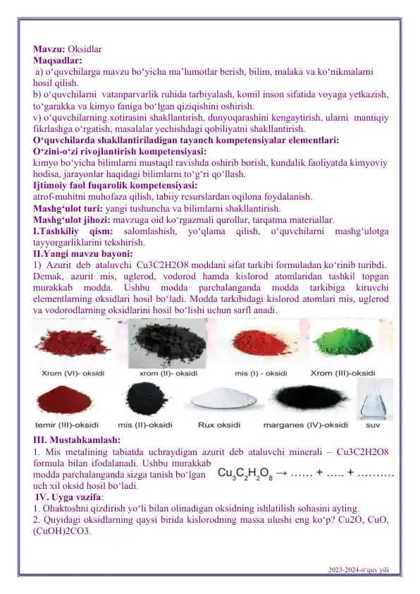 Oksidlar