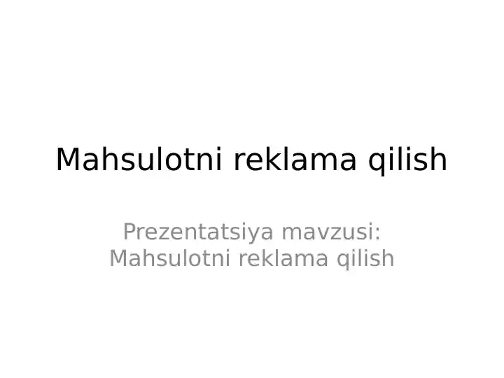 Product slide 1