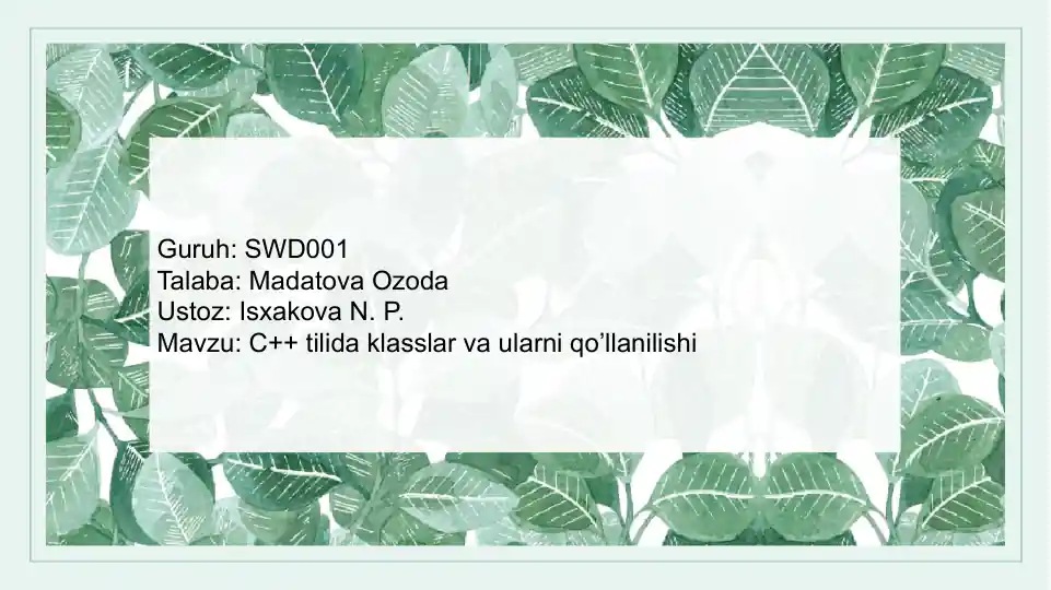 Product slide 1