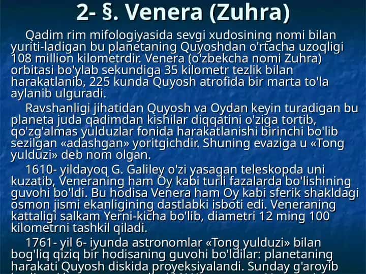 Venera (Zuhra)