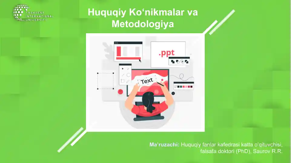 Huquqiy Ko‘nikmalar va Metodologiya