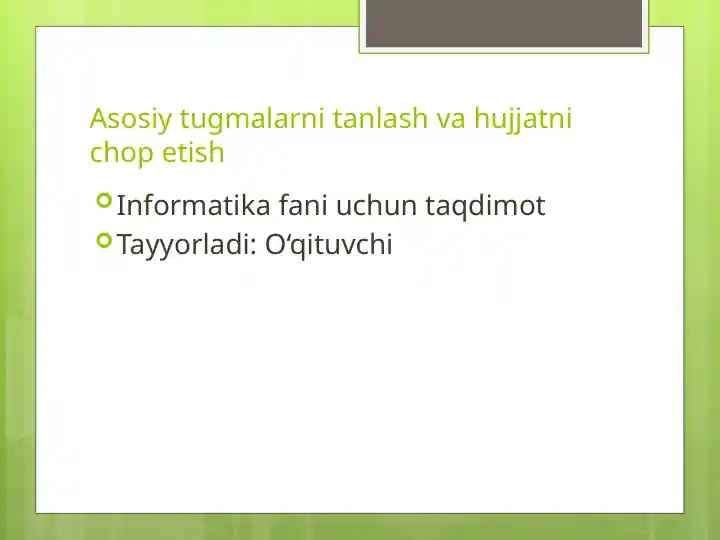 Product slide 1