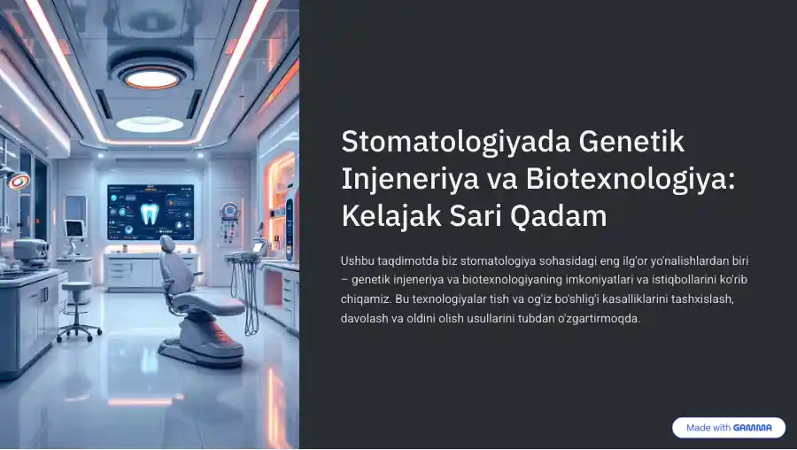 Genetik Injeneriya va Biotexnologiya