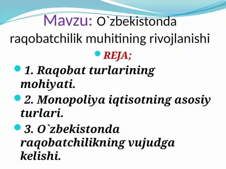 Raqobatchilik muhiti