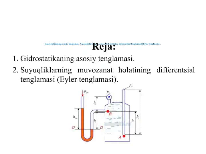 Gidrostatika
