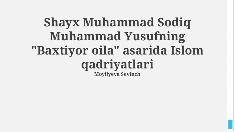 Baxtiyor oila