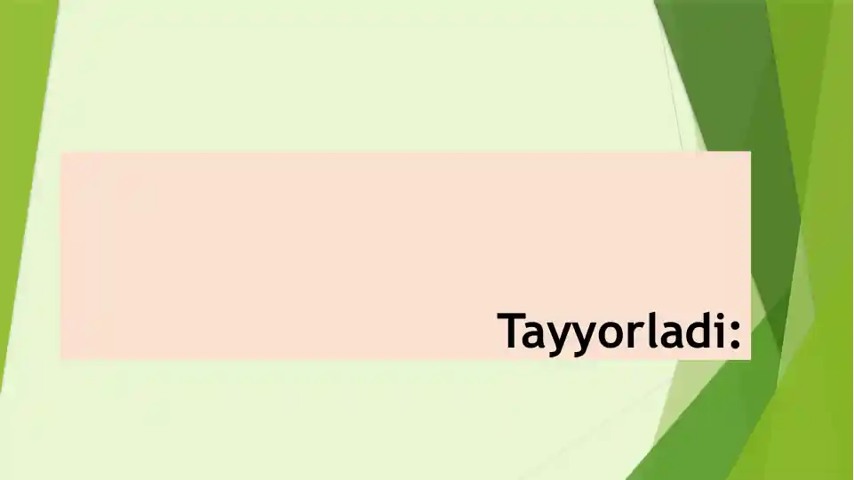 Turizm taqdimot
