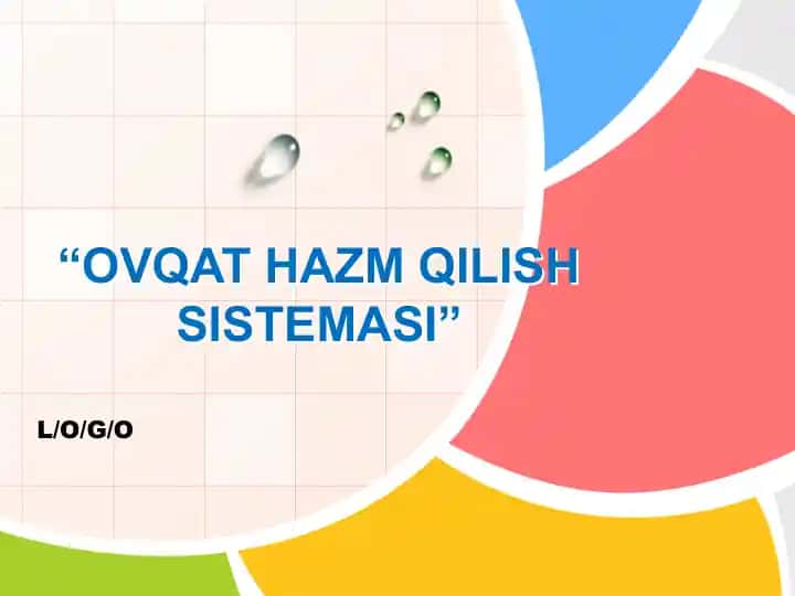 Ovqat hazm qilish sistemasi