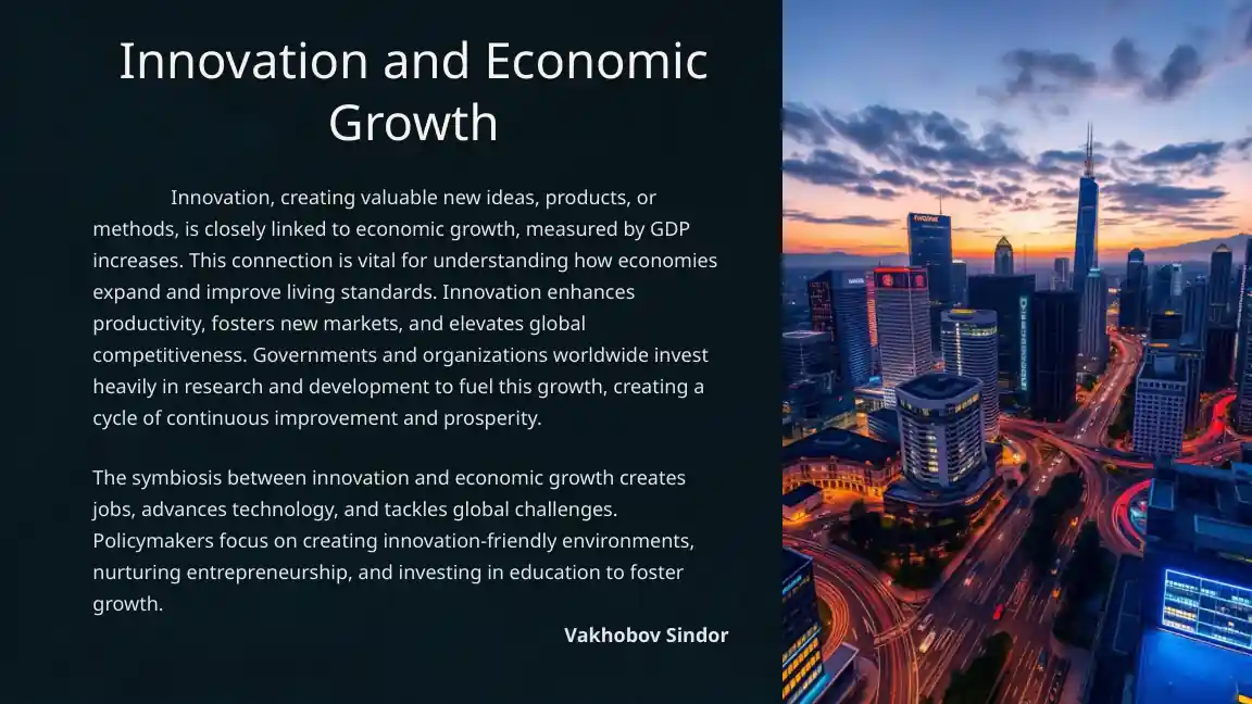 Innovation and Economic Growth