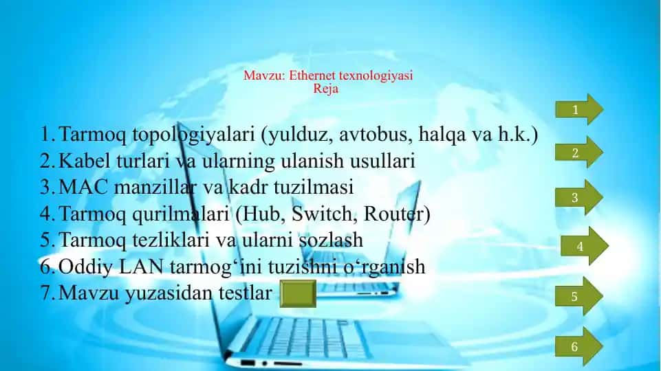 Ethernet texnologiyasi