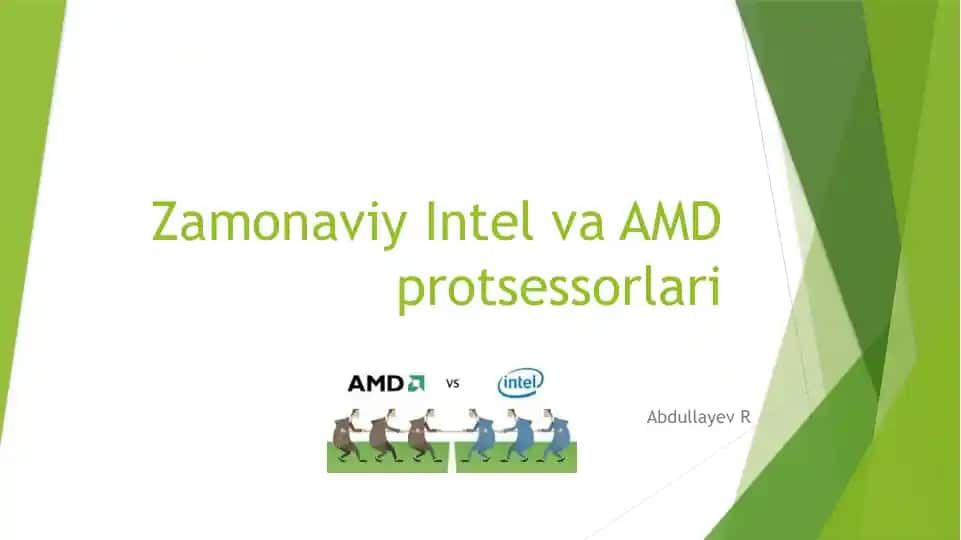AMD vs (intel)
