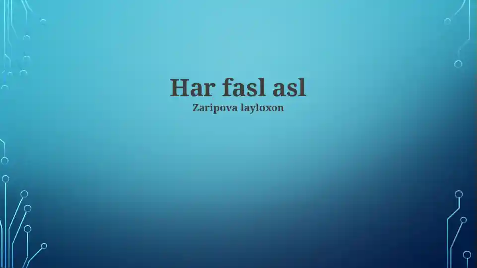 Har fasl asl