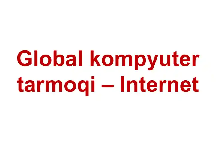 Internet