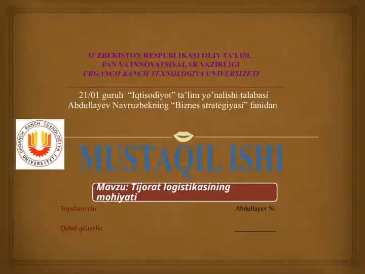 Tijorat-logistika