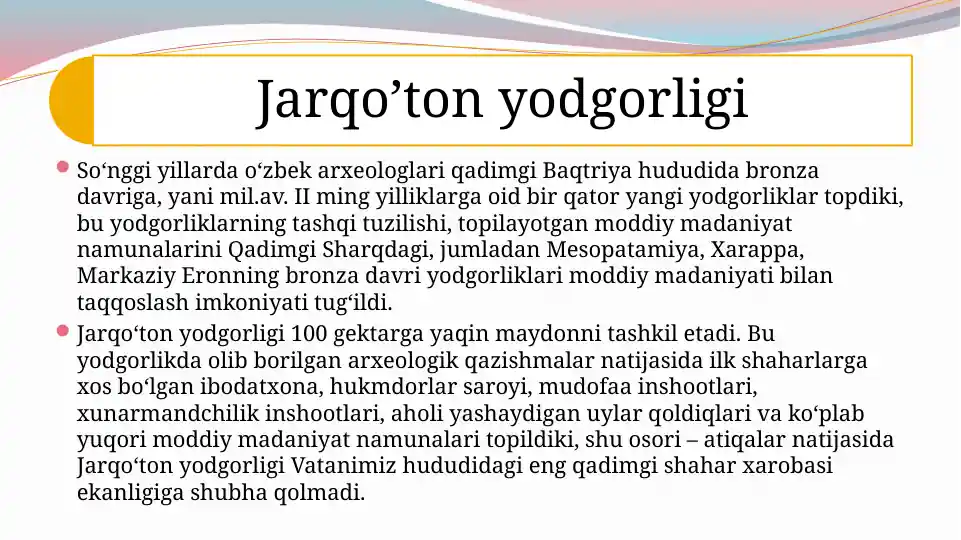 Jarqo‘ton yodgorligi