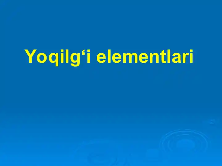 Neft va tabiiy gaz mahsulotlarining xossalari