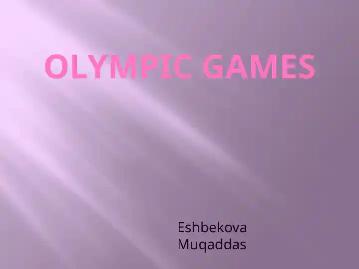 Olympic Games