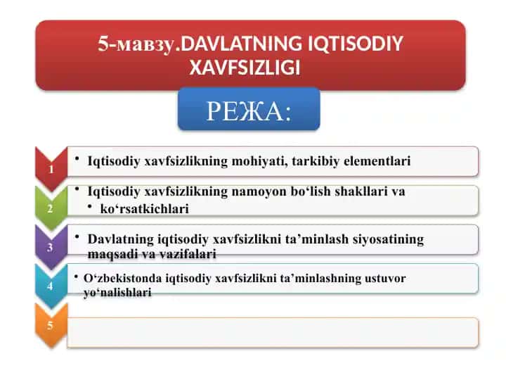 Iqtisodiy xavfsizlik