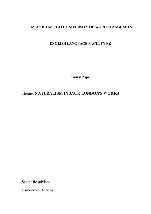 Course paper