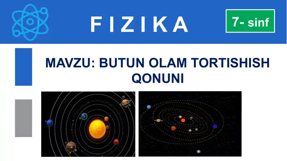 BUTUN OLAM TORTISHISH QONUNI